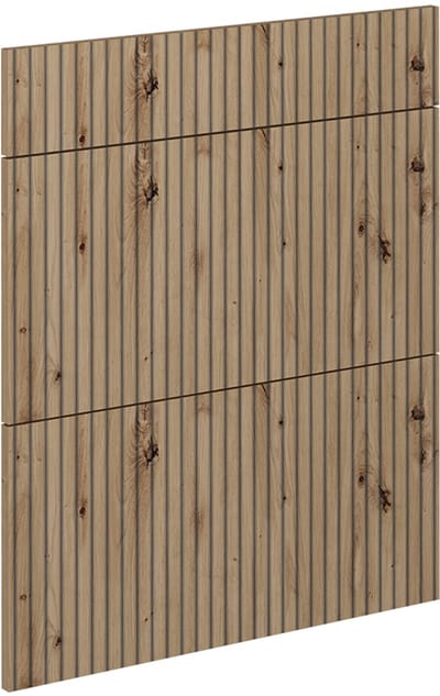 Vicco R-Line Keukenfront – 59.6 x 70.4 cm meubelfront voor de onderkast met lades Artisanaal eiken