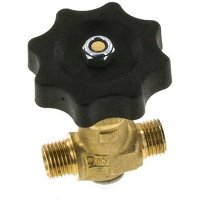 G 1/4'' Messing Buitendraad Kogelkraan 40 bar met Handwiel