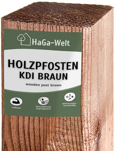 Houten Palen 7x7x100 cm | 10 Stuks | Drukgeïmpregneerd Grenen voor Hekbouw