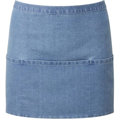 Premier Colours Collectie Denim schort met 3 zakken (Blauwe Denim)