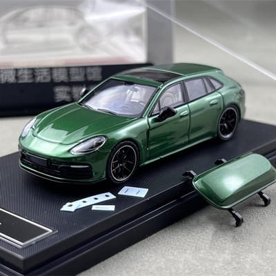 Kamer 1:64 Panamera Sport Turismo Stationwagen Lichtmetalen Auto Diecasts & Speelgoedvoertuigen Automodel Minischaal Modelauto Speelgoed Voor Kinderen