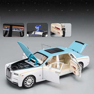 1:24 Rolls Royce Phantom Mansory Legering Auto Diecasts & Speelgoedvoertuigen Automodel Geluid En Licht Terugtrek Auto Speelgoed Voor Kinderen Cadeaus