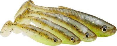 Zacht Kunstaas Vis - Minnow Imitatie - Roofvis Vangen - Levende Actie - 13 cm - Helder Water Mix