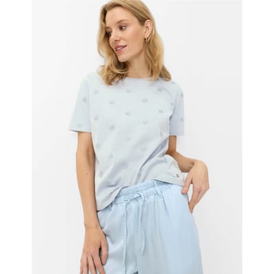 Brax Dames Shirt  Style CIRA S vintage blue, lichtblauw, maat 36