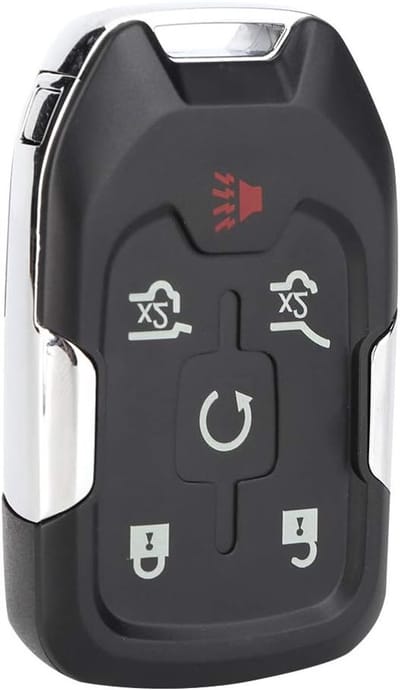 6 Knop Auto Afstandsbediening Flip Sleutelhanger Behuizing voor Chevrolet SUV's en Trucks - Vervangende Case voor Sleutel en Bescherming
