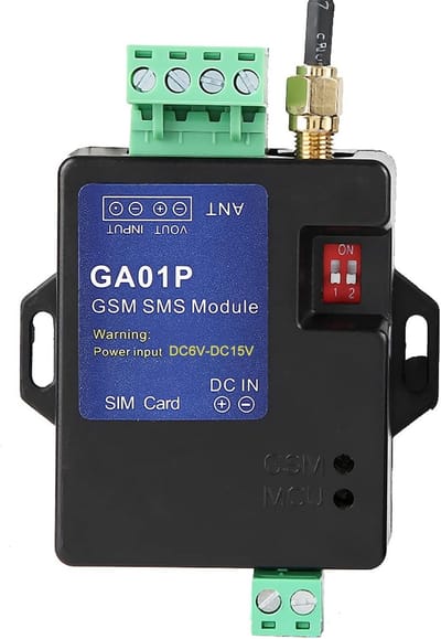 GSM Alarm - Stroomuitval Melder - Veiligheid Thuis - SMS Notificaties - 147 x 105 x 37 cm