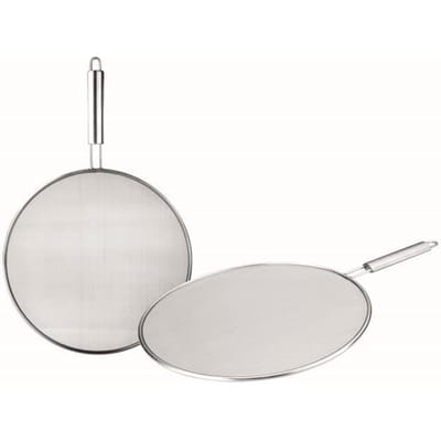 Couvercle anti-projection - IBILI - 704329 - Inox - Manche inox - Diamètre 29cm