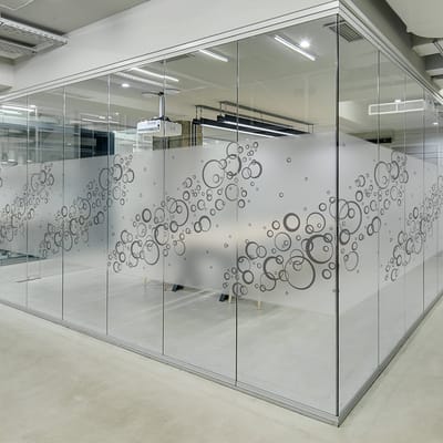 Privacy Raamfolie - XL Bubbles - Zelfklevende Raamfolie voor Ramen & Douchedeuren - 40x200cm