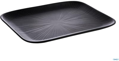 APS GN 1/2 Dienblad Nero - melamine serveertray - zwart - 32,5 x 26,5 x 2,5 cm