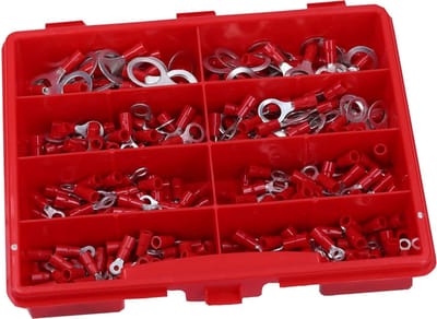 360 krimpverbinder assortiment box-ringkabelschoenset geïsoleerd 0,25-1,5mm² I industriële kwaliteit