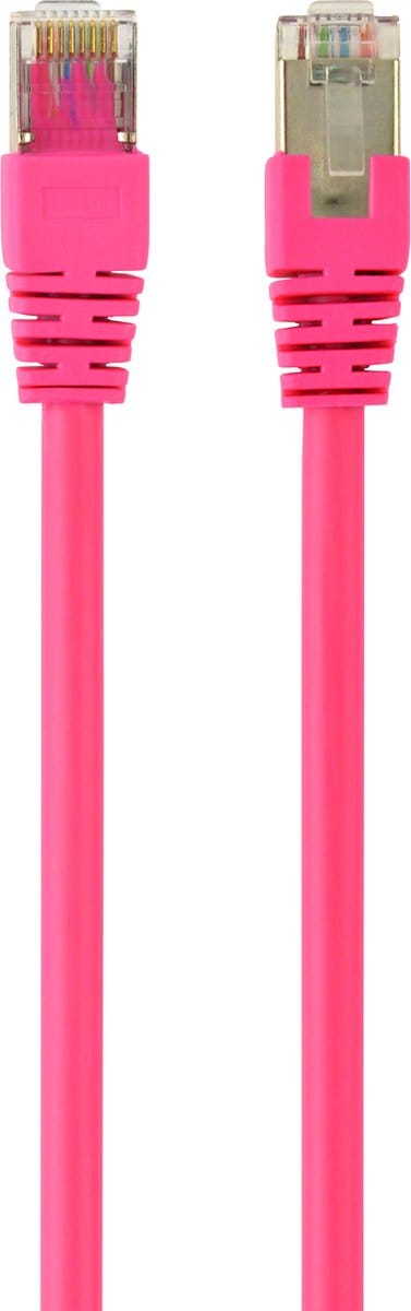 FTP Cat6 patchkabel, 5 m, roze