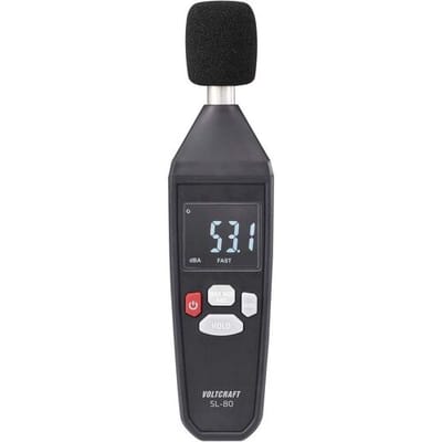 VOLTCRAFT SL-80 Decibelmeter 30 - 130 dB 31.5 Hz - 8 kHz