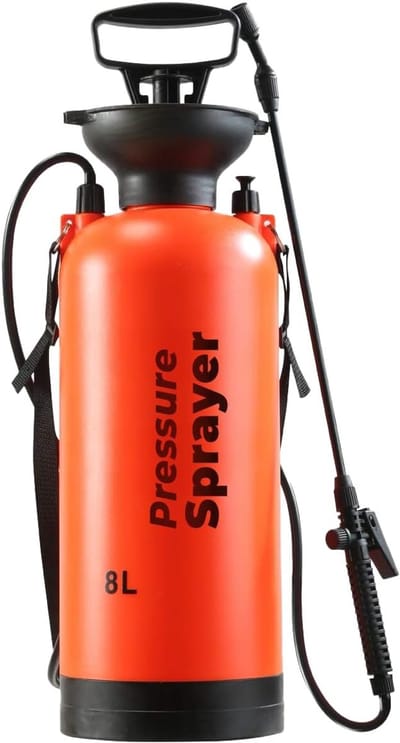 Tuinsproeier 8 Liter - Handmatige Drukspuit - Planten Besproeien - Lange Lans Verstelbaar - 55cm Hoog
