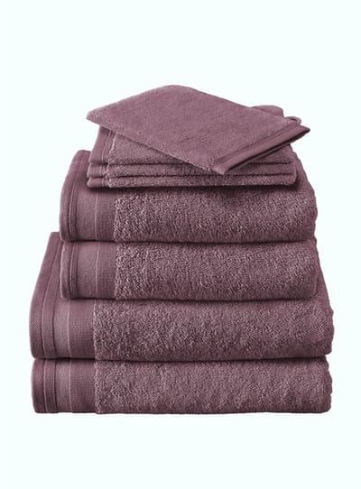 De Witte Lietaer Excellence handdoek 50x100 kleur prune