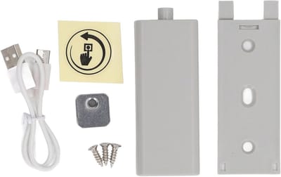 Intelligente Magneet Deurslot voor Kastdeuren en Lade - Veiligheidsslot voor Lichtgrijze Kasten en Lades met Eenvoudige Installatie en Duurzaam Ontwerp