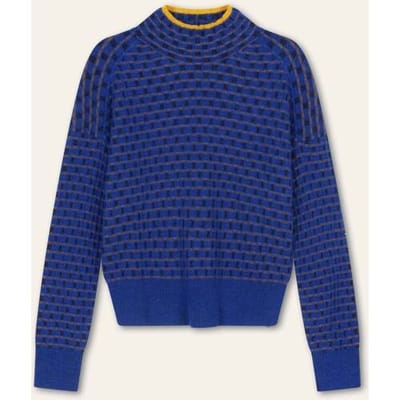 Oilily Kubb Trui- maatXS Brunnera Blauw