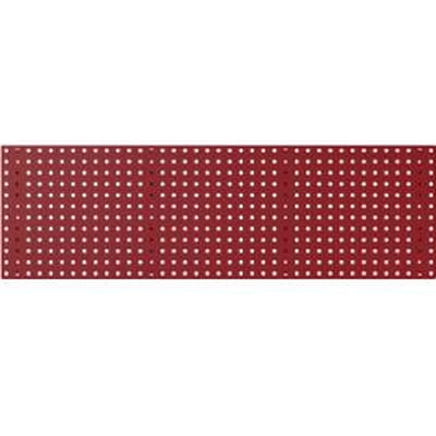Bodempaneel Perfo L, gatgrootte 9,2 x 9,2 mm, B 1486 x D 13 x H 457 mm, plaatstaal met poedercoating, paars RAL 3004