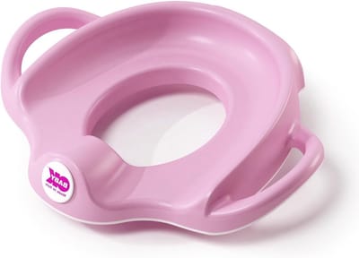 Toiletverkleiner - Potty training seat - Kind zindelijk maken - Anti-slip rand - 42 x 35 x 9 cm - Roze