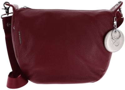 MANDARINA DUCK Leren schoudertas Mellow Leather Crossover Grape donkerrood