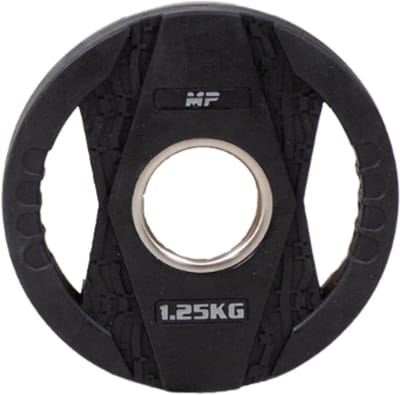 MP2005 Olympische rubber halterschijven 2 grips 1.25 KG