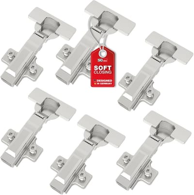 Komscharnier met Softclose - Hoekstop 105° - 6 Stuks