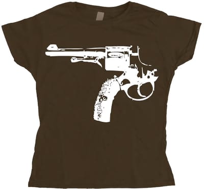 Hybris Dames Reversed Revolver Girly T-shirt SH-5-15173-H14-2
