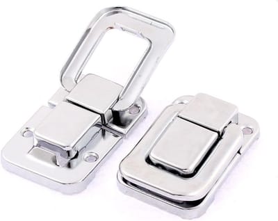 2x Metalen Sluiting Kofferbak Luik Vergrendeling voor Kisten en Koffers