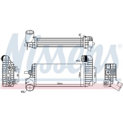Intercooler NISSENS 96221