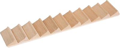 Mini Houten Trap - Poppenhuis Accessoire - Miniatuur Decoratie - Realistisch Ontwerp - 31 x 5 x 6 cm