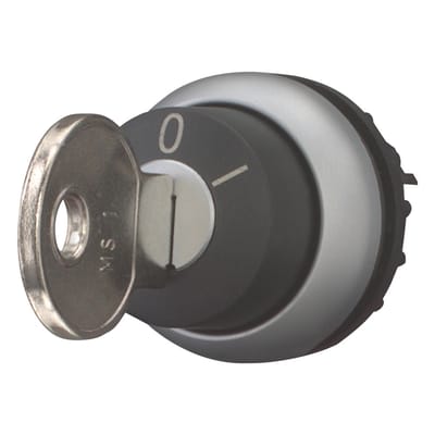 Eaton 229092 M22-WRS-A1 Sleutelknop Kunststof frontring Sleutel Zwart 1 stuk(s) Single