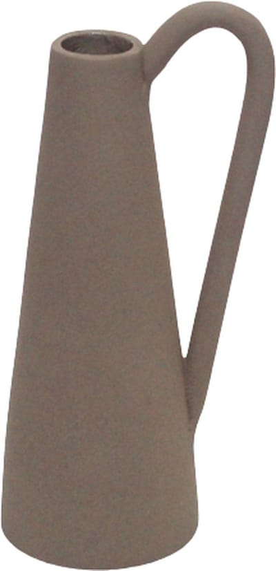 Kandelaar - Branded by - kandelaar Amy taupe - 18 cm hoog