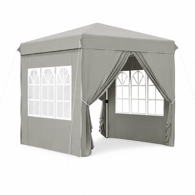 Novari - Partytent - Partytent opvouwbaar - Pop up tent - 4 verwijderbare zijwanden - Opvouwbaar ontwerp - 248x248x270cm - 10m²