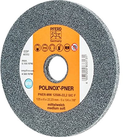 Compacte Slijpschijf Ø 125 mm voor Haakse Slijpers en Keelnaadslijpers - 6.100 RPM