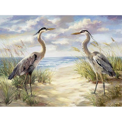 Ronde boor diamant schilderij dier diamant schilderij volledige ronde twee vogels borduurwerk kruissteek 20X30CM gray