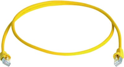 Telegärtner 100009133 RJ45 Netwerkkabel, patchkabel CAT 6A S/FTP 50.00 m Geel Vlambestendig, Halogeenvrij, UL gecertificeerd 1 stuk(s)