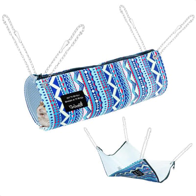 Hamster Speelgoed en Accessoires voor Cavia's, Chinchilla's, Vogels en Eekhoorns - Comfortabele Hangmat en Kooi voor Dieren