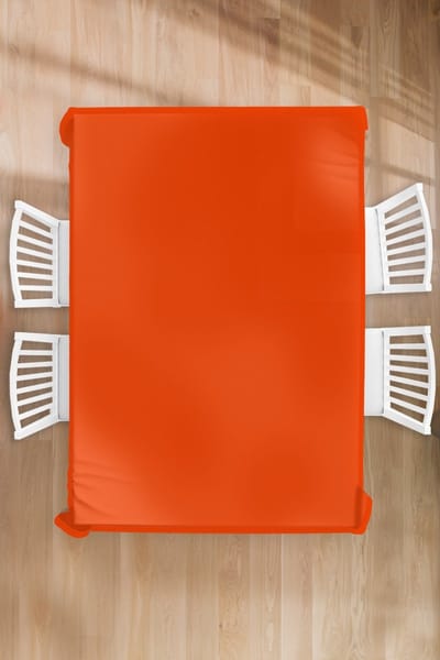 Tafelkleed - Tafellaken - 150x220 cm - Sienna - Aarde - Kleuren - Effen - Binnen en Buiten