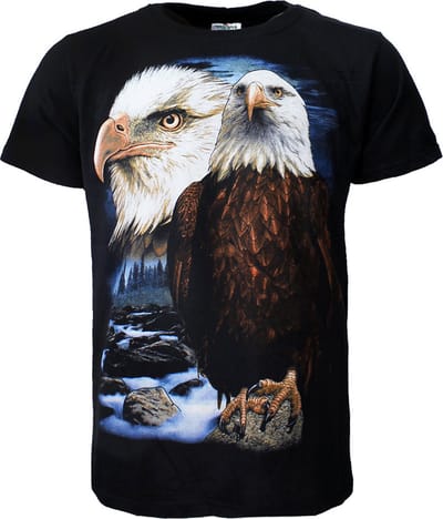 American Bald Eagle Zee Arend Adelaar Kids T-Shirt - Origineel Design - 140