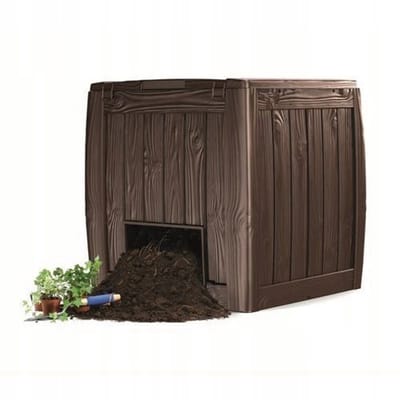 CURVER OUTDOOR☷ Composter met 340L basis, zeer eenvoudige montage DECO COMPOSTER