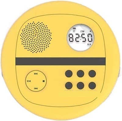 Draagbare Cd-speler - Mp3 Dvd - Muziek Luisteren - Ingebouwde Batterij - 340 g - Beige