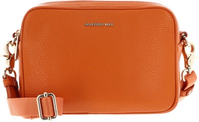 MANDARINA DUCK Leren schoudertas Mellow Leather Crossbody Camera Bag Marmalade oranje