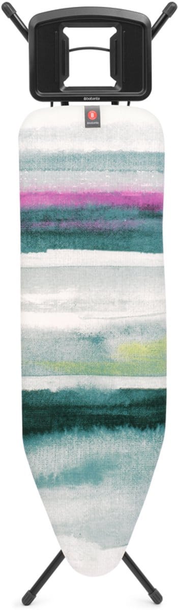 Brabantia Strijkplank B - met Strijkijzerhouder - 124 x 38 cm - Morning Breeze