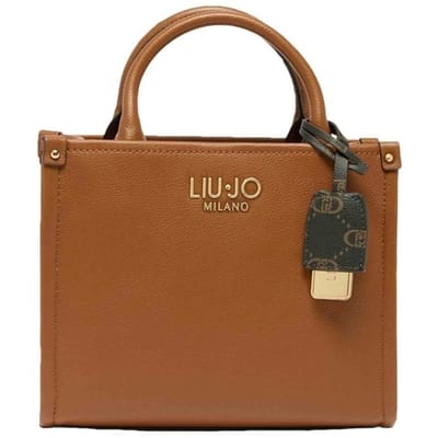 LIU JO handtas schoudertas Ridhi ECS Tote Bag Neutro donkerbruin