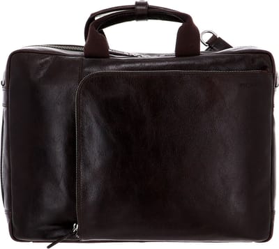 PICARD Leren Business tas Rugzak met laptopvak Buddy Business Bag and Backpack Cafe Bruine
