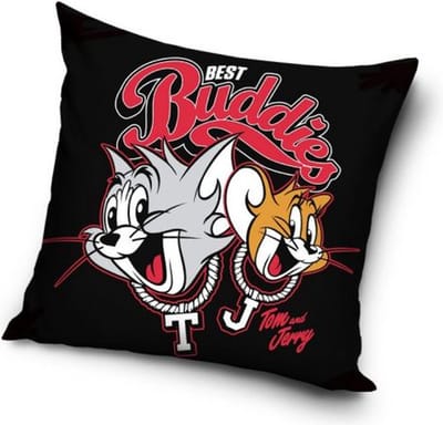 Tom & Jerrry / Sierkussen / Kussensloop / 40 x 40 cm / exclusief vulling