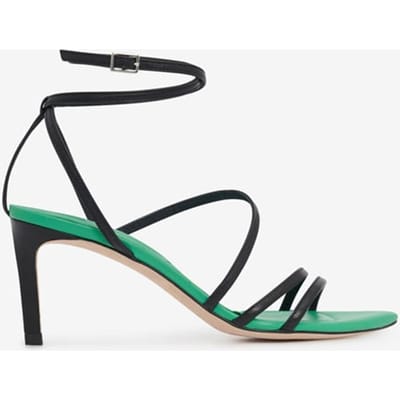 IRO Paris Ido Strap Green / Black Maat: 39 | Sandalen Outlet | Dames | Zwart