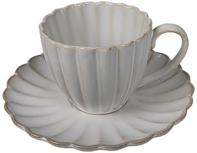 Bricard Porcelain – Paris Espressoset – 4-delig – Wit | Elegant Porselein – 2 Persoons
