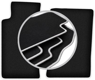 CARLUX-SILVER automatten voor: Mazda MX-5 II NB cabriolet (1998-2005)