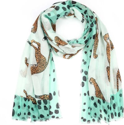 Sunset Fashion - Summer Leo scarf - Green - 1.80 x 90 cm