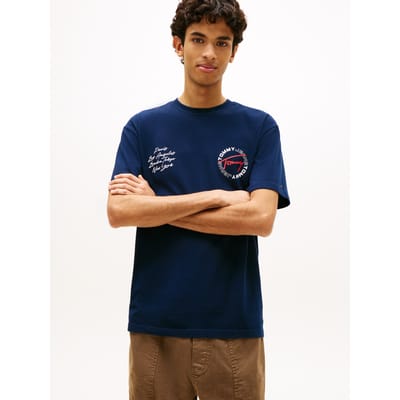 T-Shirt Tommy Jeans Tjm Rlx Sign Circle - Fashion Wear - Volwassen